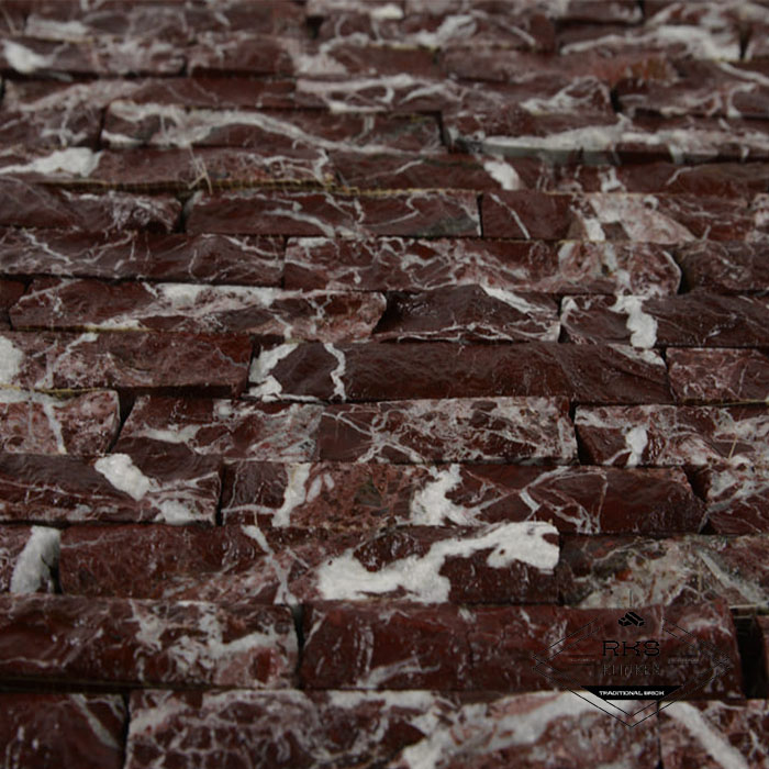 Фасадный камень Полоса - Мрамор Rosso Levanto в Симферополе